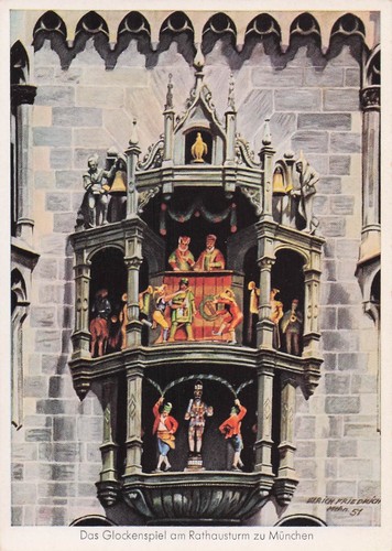 Allemagne munich glockenspiel - allemagne,