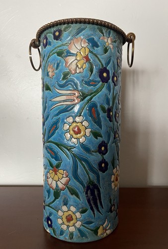 Emaux longwy grand vase - de,