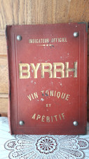 Ancien Porte-Menu de Bistrot Pub BYRRH Violet Frères Objets Vintage du XXème