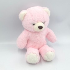 Ancienne peluche ours rose