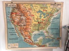 Carte Scolaire - Armand Colin - États Unis / Mexique  - 51