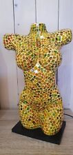 Lampe buste femme mosaique