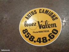 Retro sticker autocollant