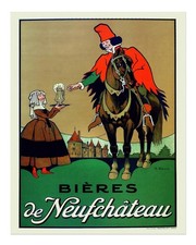 Art mural français vintage