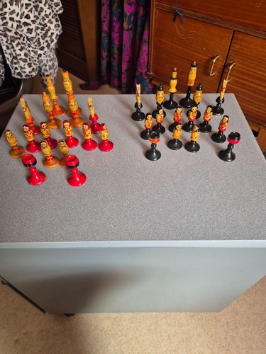 Pièces jeu échecs russe - pièces, de