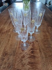 6 FLUTES A CHAMPAGNE CRISTAL