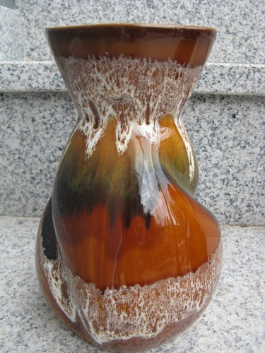 Vase faïence sarreguemines - vase,