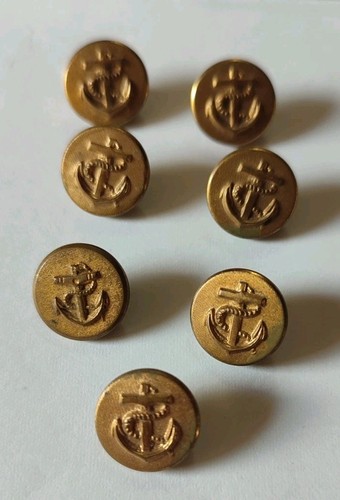 Lot boutons anciens marine - lot,