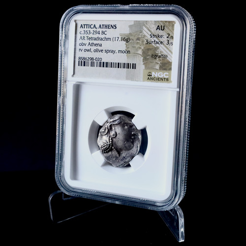 Graded coin ancient greece - graded,