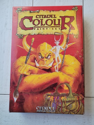 Vtg citadel colour paint set - vtg.,