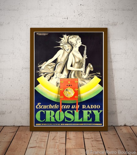 Affiche publicitaire vintage