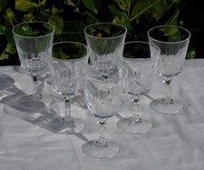 Service de 6 verres à vin