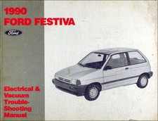 Manuel De Dépannage Électrique Et De Vide D'Usine Ford Festiva 1990 90 OEM