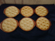 6 assiettes pour 12 escargots en faïence de Gien diam 19,5 cm