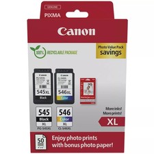 Canon PG545XL Noir & CL546XL