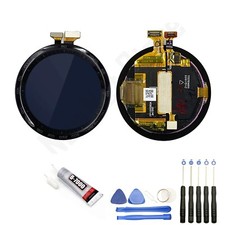 VITRE + ECRAN LCD POUR Huawei Watch GT2 46mm 1.39" NOIR + OUTILS + COLLE
