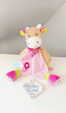 Doudou Plat/Mouchoir Vache