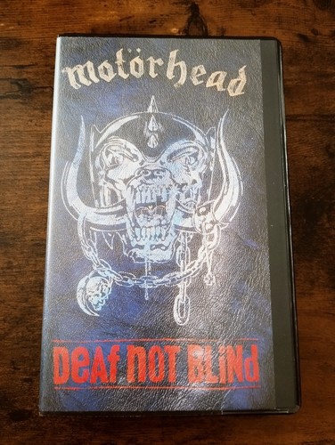 Vhs cassette motorhead deaf - vhs,