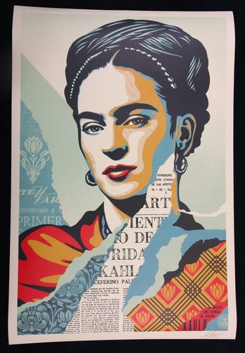 Shepard fairey frida - frida, kahlo