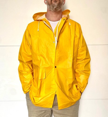 Ciré jaune capuche et - jaune,