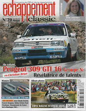 ECHAPPEMENT CLASSIC 70 PEUGEOT 309 GTI 16 GrN EIFEL FESTIVAL LUCCHINI SP 91 EVO 
