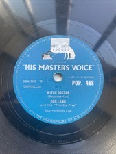 78 RPM Don Lang – Witch doctor / Cool baby cool  HMV  POP 488 Rock n'roll