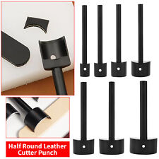 Acier Demi Rond Poinçons Cuir Perforatrice Angle Coupeur pour Cuir Travail