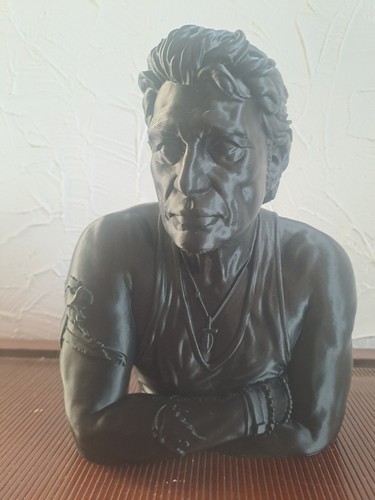 Johnny hallyday buste - hallyday,