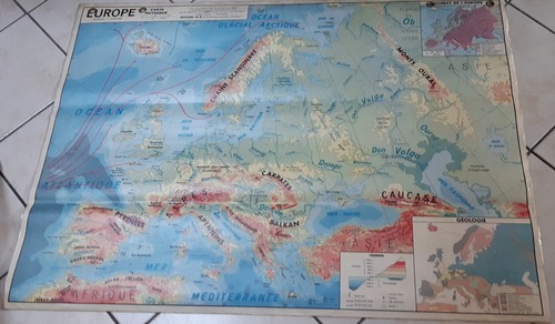 Ancienne carte scolaire - ancienne,