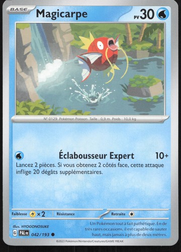 Carte pokémon magicarpe - carte,