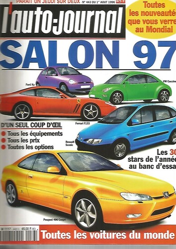 Auto journal 443 salon - l'auto-journal,