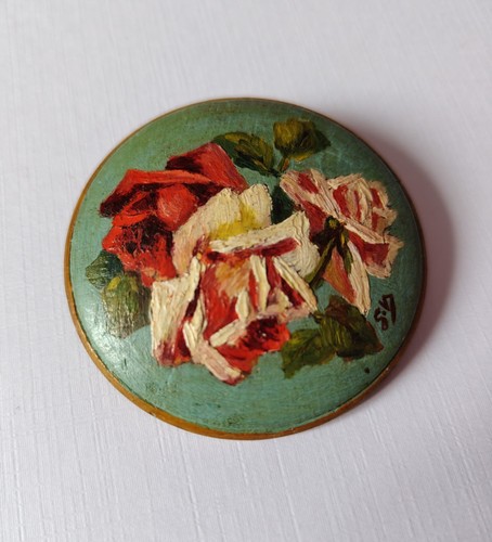 Ancienne broche bois - ancienne,