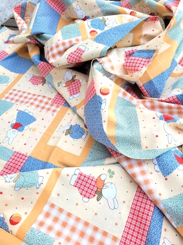 Grand tissu coton imprime - coton,