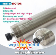 〖FR〗2.2KW Water 80mm ER20 Spindle Motor CNC Cut Mill Metal Engraving Waterproof