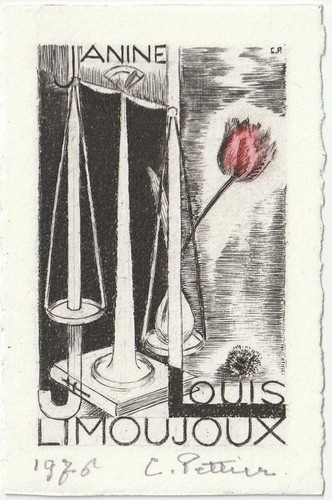 Colette pettier exlibris - exlibris, für