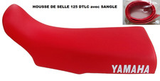 HOUSSE DE SELLE rouge avec SANGLE Yamaha 125 DTLC / DT125LC