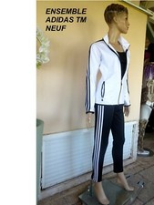 ENSEMBLE ADIDAS  BLANC & NOIR