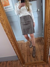 Jupe mini marron brillant Paul&Joe sister avec laine T 40