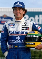 Photo A4 Ayrton Senna –