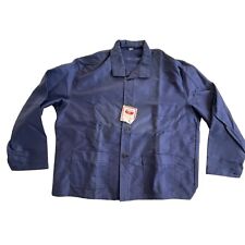 Adolphe Lafont veste de travail ancienne moleskine bleu neuf avec étiquette
