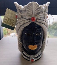 Vase tête maure - de,