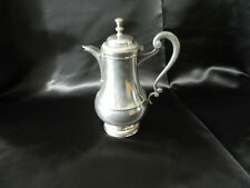 Ancienne verseuse chocolatière théière en étain d'Anjou