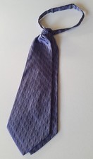 BALMAIN CRAVATE LAVALLIÈRE ASCOT EN SOIE VIOLET PARME