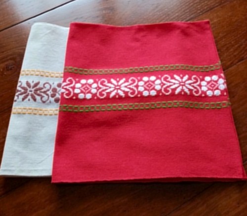 Duo serviettes table - de, de