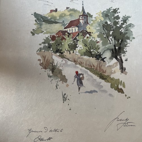Epreuve artiste aquarelle - epreuve,