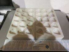 2 moules a chocolat cœur en polycarbonate