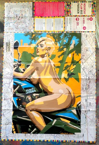 Peinture gta pop street - peinture, art