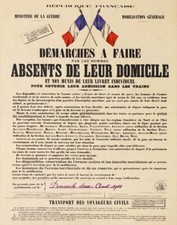 MOBILISATION GUERRE 1914