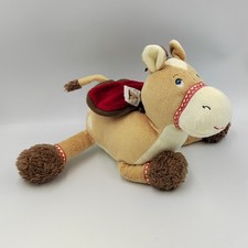 Doudou musical cheval beige