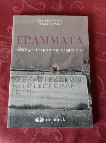 Abrégé grammaire grecque - abrégé, de